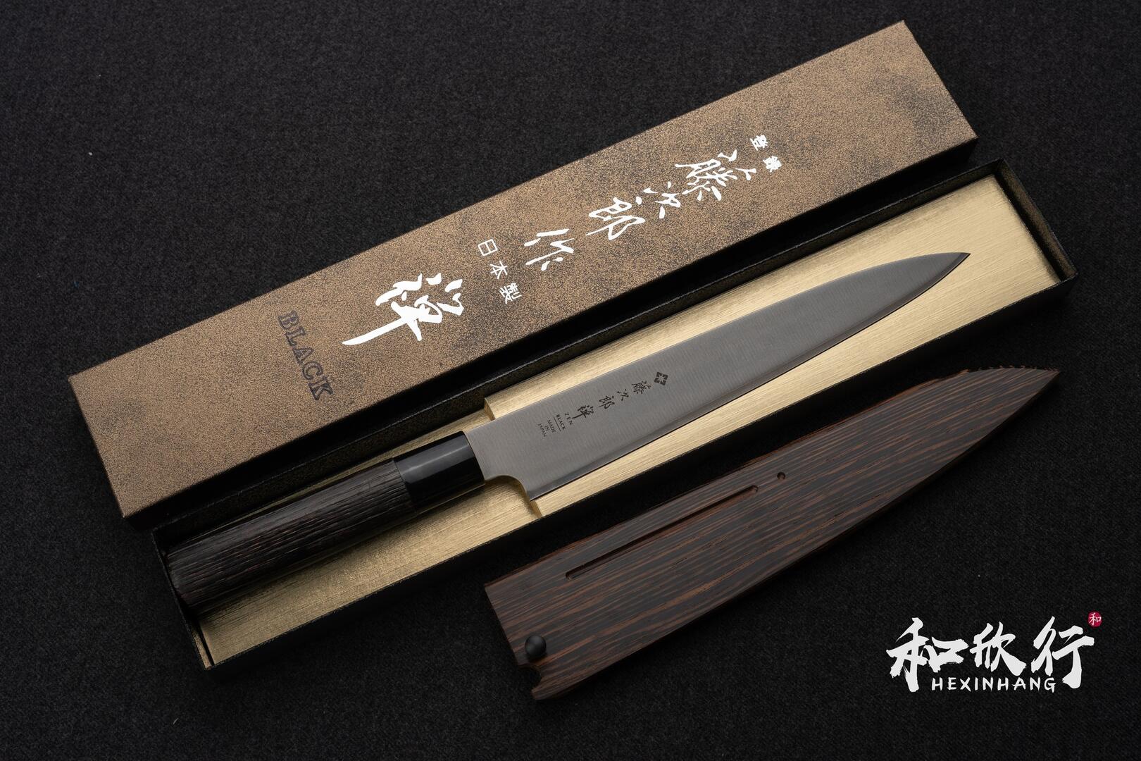 藤次郎　疾風　細身万能　210mm 直営店限定＞藤次郎 疾風 BLACK 細身万能 210mm – 燕三条製包丁の